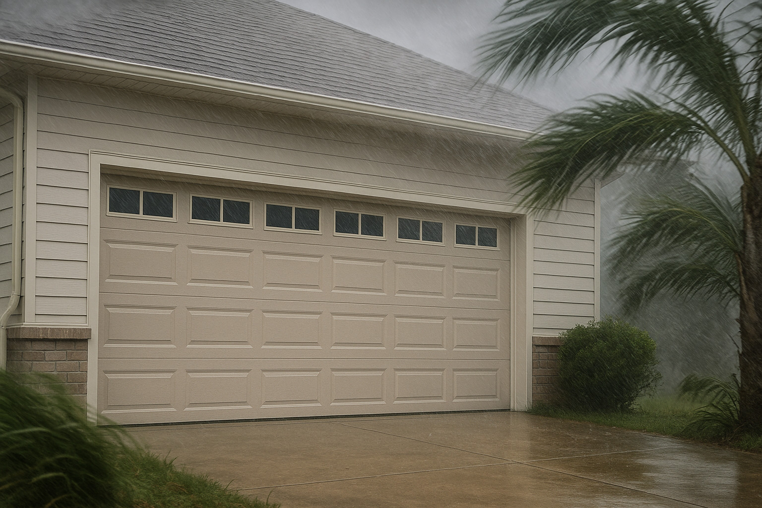 storm garage door