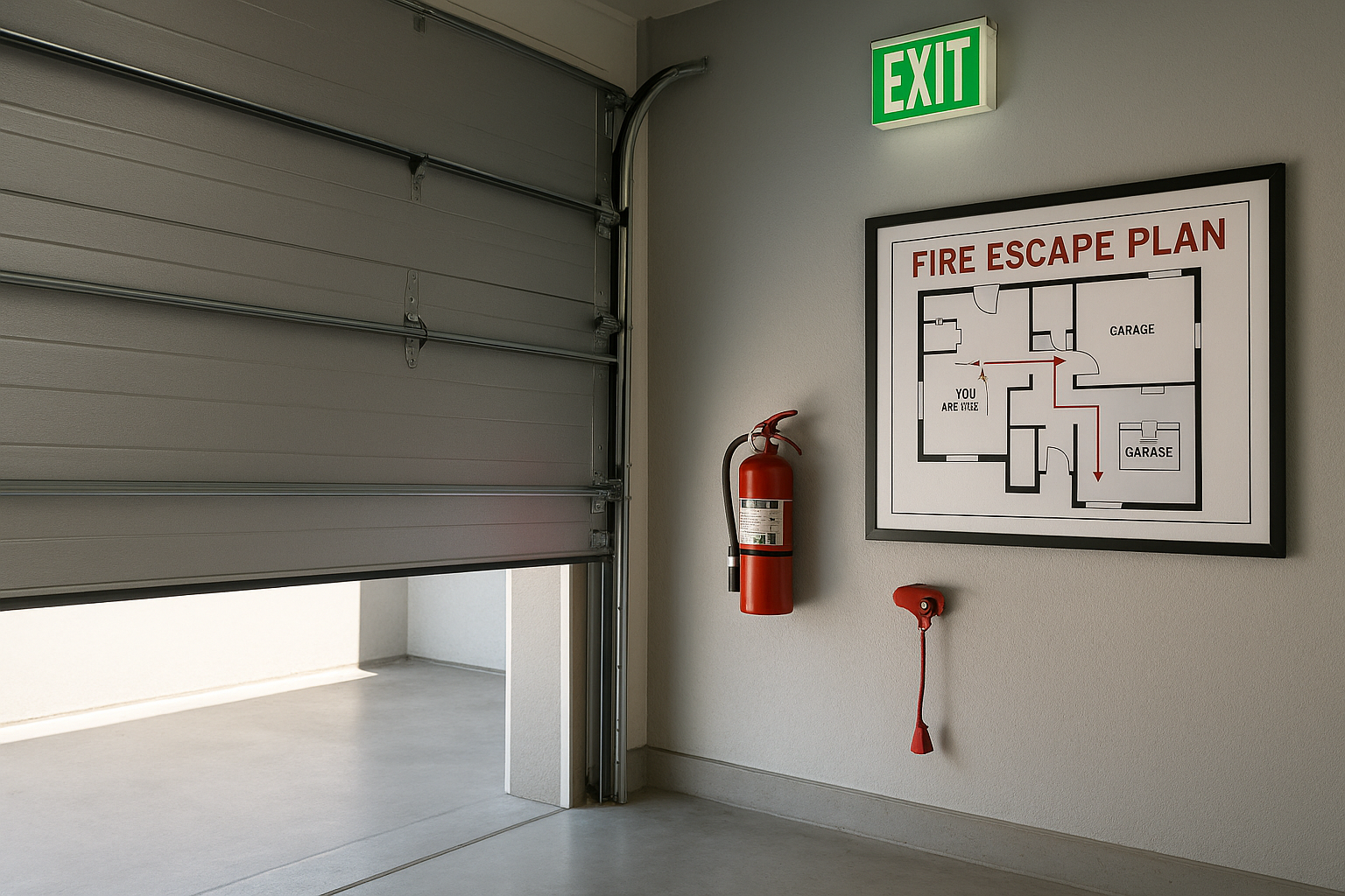 How Your Garage Door Can Make or Break a Fire Escape Plan