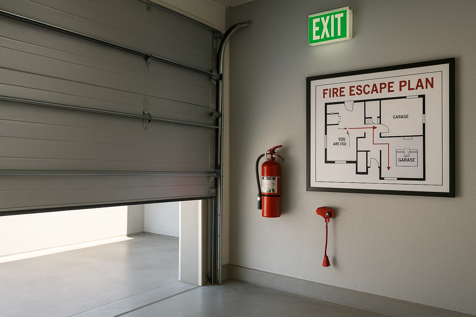 How Your Garage Door Can Make or Break a Fire Escape Plan